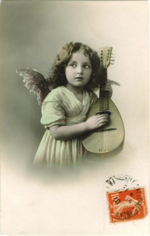 Merry Christmas - Klick image for more mandolin postcards!