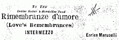 zag Aanpassingsvermogen landelijk Enrico Marucelli – Valtzer Fantastico and other Compositions for Mandolin &  Guitar or Mandolin Quartet – Home