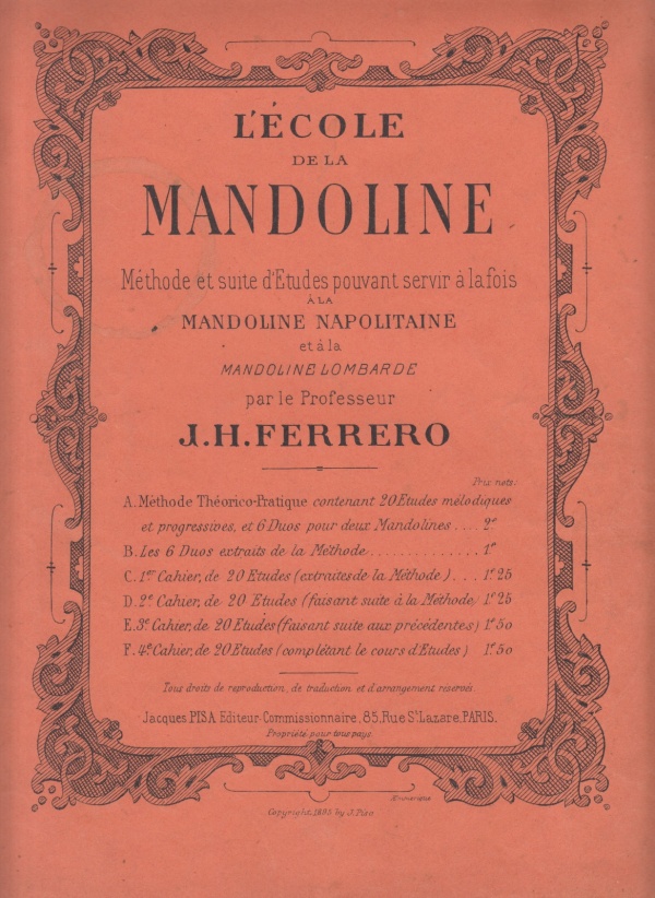 J. Humbert Ferrero - L'École de Mandoline