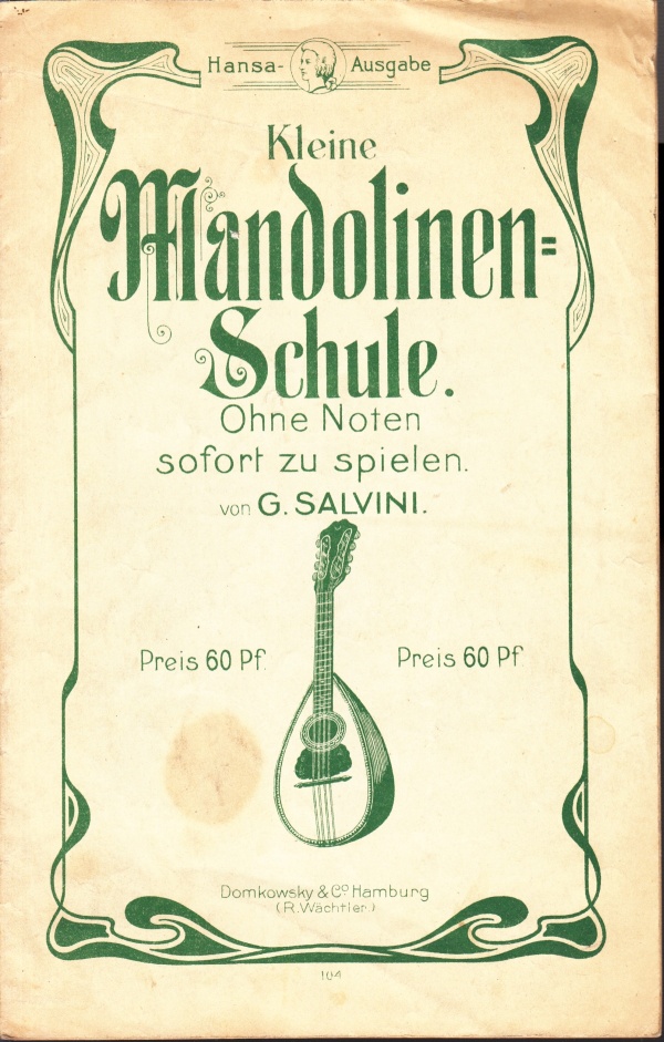 G. Salvini - Kleine Mandolinen-Schule